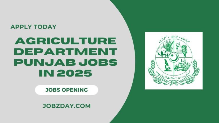 Agriculture Department Punjab Jobs 2025